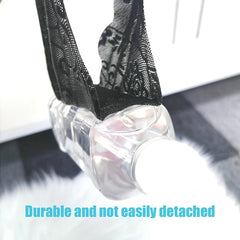4pcs Lace Breast Lift Stickers Anti-Sagging U Shape Bra Pad Random Size