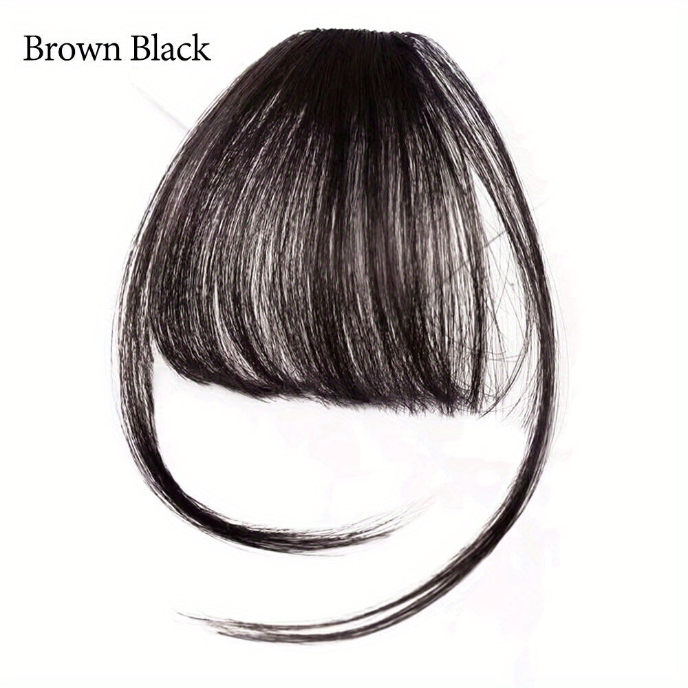 Synthetic Air Bangs Hair Extensions Clip On