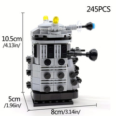 Classic Dalek Building Blocks Tower for Film & TV Fans