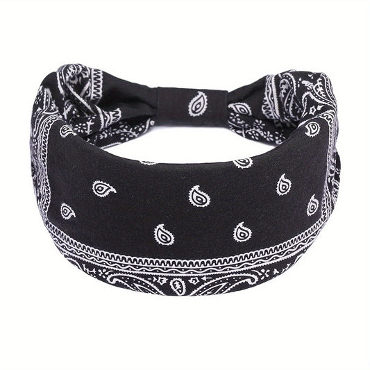 Sports Yoga Headband Flower Printed Quick Drying Hair Accessories