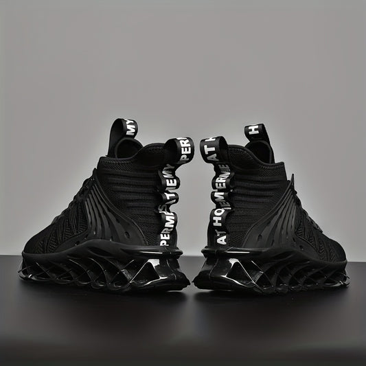 Men's Blade Sneakers Knitted Breathable Shock Absorb