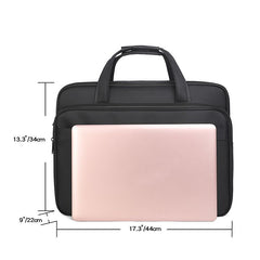 17.3 Inch Laptop Bag Expandable Briefcase Shoulder Bag