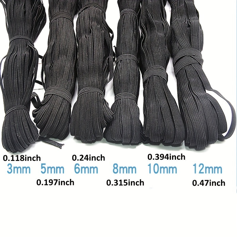 5Yards Flat Elastic Bands for DIY Sewing Stretch Rope Sewing Accessories