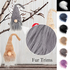Faux Fur Trim Ribbon for DIY Craft Costume Decoration Fabric