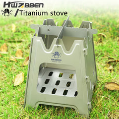 Titanium Wood Burning Stove for Camping