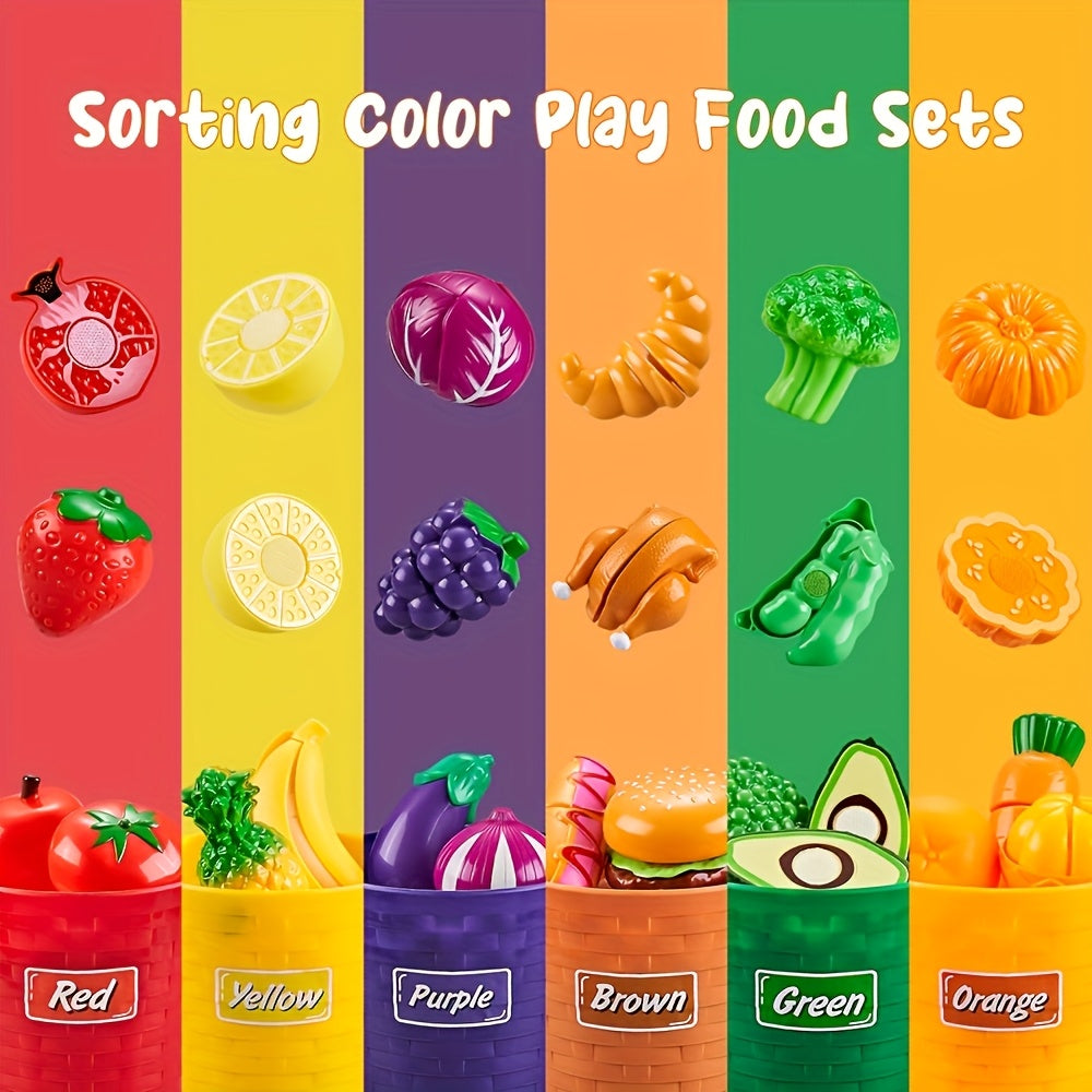 Kids Simulation Chopping Basket Bucket Cooking Toy