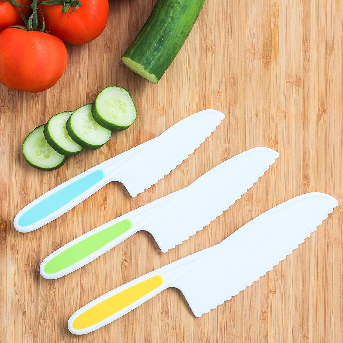 Kids Plastic Fruit Set Kitchen Baking Cooking 3pc