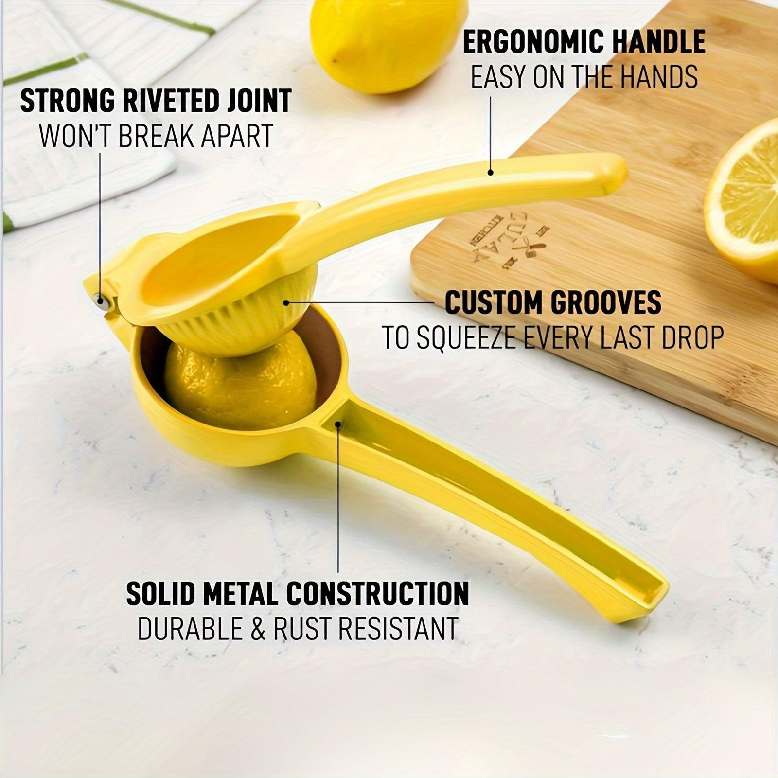 1pc Outdoor Kitchenware Manual Juicer Fruit Clip