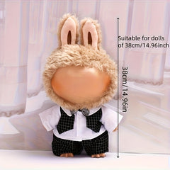 Suit and Wedding Dress Doll Clothing Set for Labubu Dolls