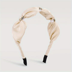 Faux Pearl Satin Hair Band Female Headband Hair Accessories