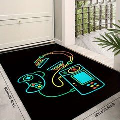 Game Console Print Area Rug for Living Room & Bedroom