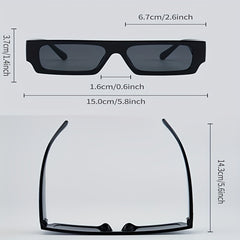 X Print Small Frame Sunglasses Euro-American Style