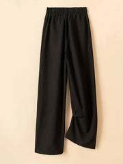 Drawstring Wide Leg Pants Casual Loose Pants