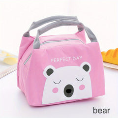 Cartoon Animal Lunch Tote Bag Insulated Cooler Bags For Teenage