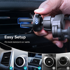 Car Air Outlet Phone Bracket Gravity Navigation Telescopic Bracket