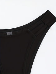 High Stretch Bikini Bottom Hollow Out Sexy Style