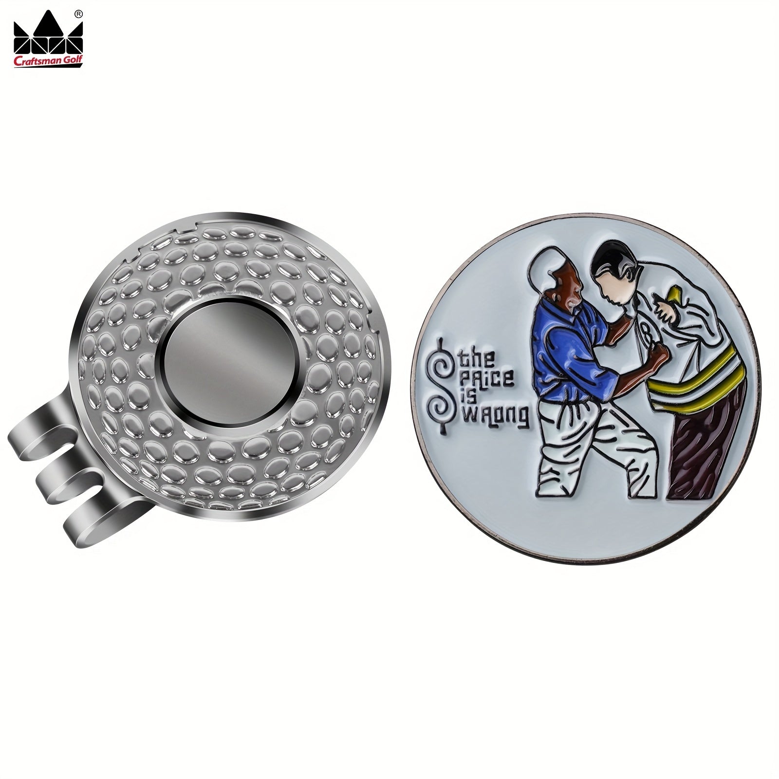 CRAFTSMAN GOLF US President Magnetic Ball Marker With Clip