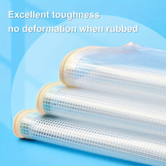 100pcs Mesh Zipper Bags Waterproof File Folders Beige File Bags