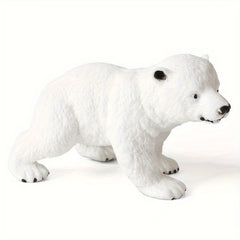 Animal Model Bear Polar Bear Small Set Microlandscape Dolls Toys