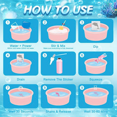 30pcs Water Fairy DIY Toy Set with Magic Gels & Molds