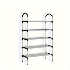 1pc Shoes Rack Easy Assembled Standing Dustproof Shoe Storage Shelf