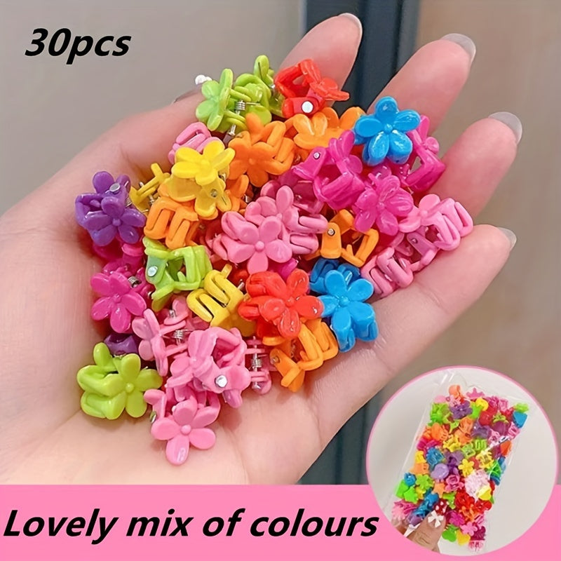 120pcs Mixed Cartoon Hair Clip for Girls Kids