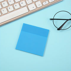 2pcs Transparent Stickers PET Perspective Stickers Self Stick Notes 50