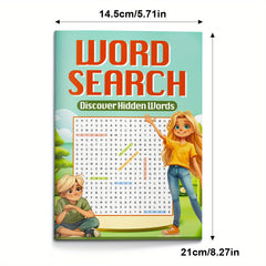 Kids Transportation Puzzle Book: Hidden Words & Boost Vocabulary