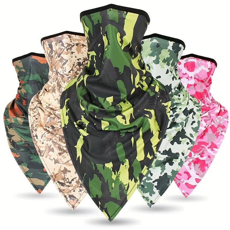 Colorful Camouflage Neck Gaiter Sunscreen Face Mask