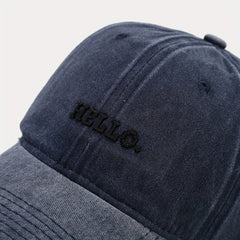 Soft Top Curved Brim Cap Embroidered Dad Hat