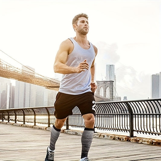 Compression Athletic Socks for Men & Women Quick Drying Over the Calf