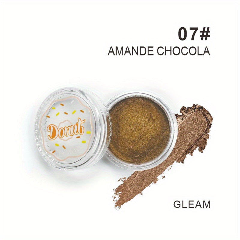 16 Colors Pearly Eyeshadow Clay Brown Golden Cheese Mud Shimmer Glitter