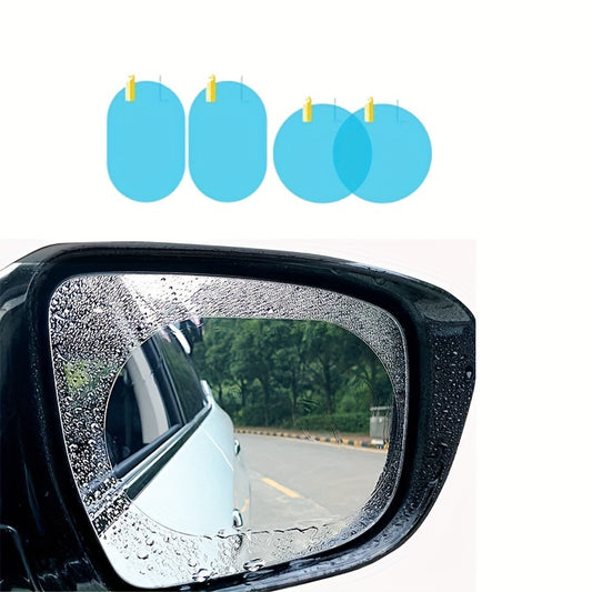 2 Pcs Car Rearview Mirror Rainproof Anti-Fog Protective Film