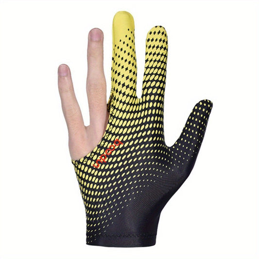 Billiard Glove Anti Skid 3 Finger Sports Glove Improve Game Grip Comfort