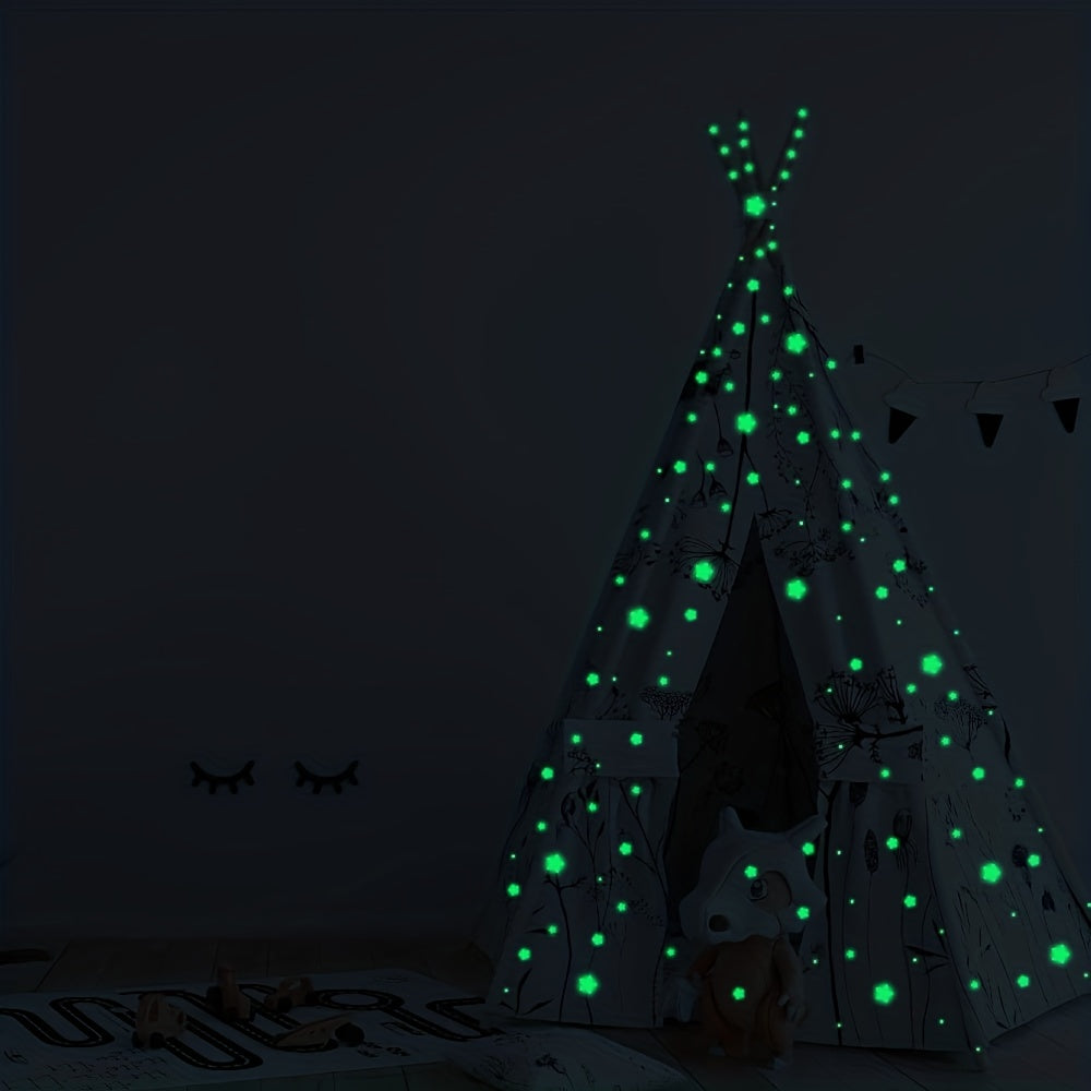Luminous Pentagram Wall Stickers