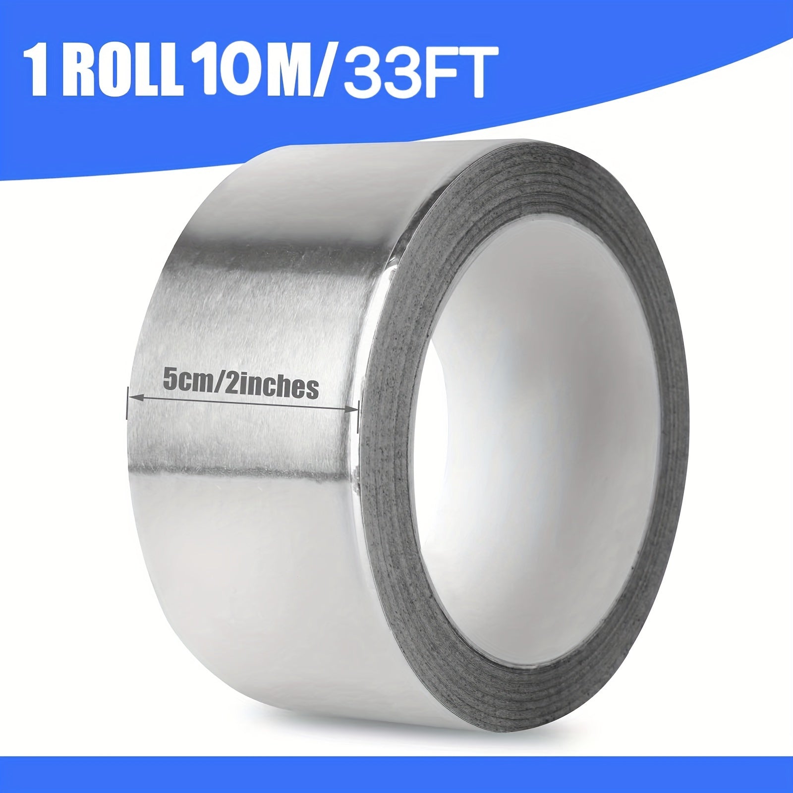 Aluminum Foil Tape for Ventilation Pipe, Waterproof, Fireproof