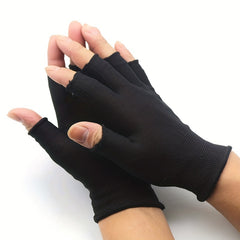 Fingerless Fishing Gloves for Sun Protection, Women Men, Durable, Cut-Resistant