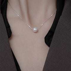 Faux Pearl Necklace Female Neck Jewelry Gift