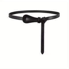 Vintage Knotted Thin Belt Casual Dress Belt Classic Sweater Shirt Waistband