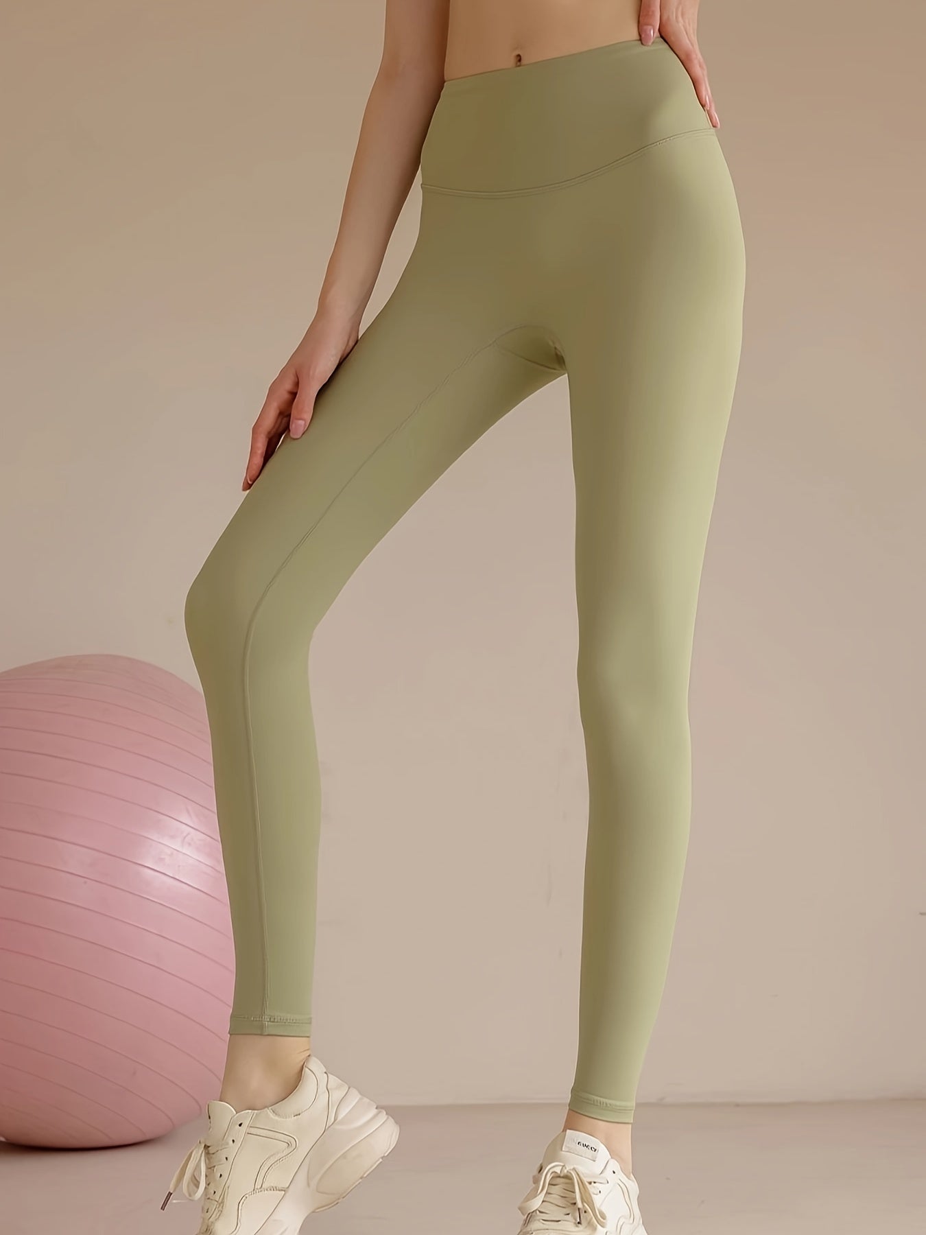 High Waist Slim Fit Yoga Pants Tummy Control Leggings