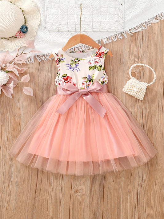 Girls Sleeveless Party Princess Dress Kids Summer Clothes