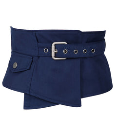 Wide Lace Up Waist Cover Up Belt for Women