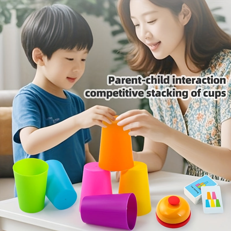 Stacking Cup Game Educational Science Toy to Train Intelligence