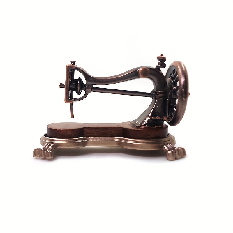 1:12 Vintage Hand-Cranked Sewing Machine Model