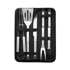 5pcs BBQ Set Outdoor Barbecue Kit with Storage Bag
