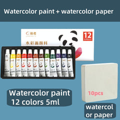 Watercolor Paper Set & Paint Kit - DIY Thank You Cards