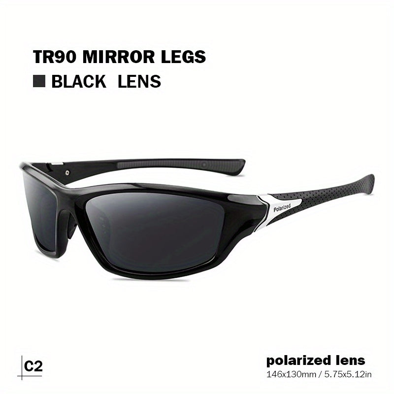 Men's Sports Polarized Sunglasses Sunscreen Anti glare Riding Driving Sunglasses