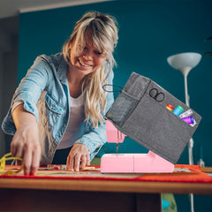 Sewing Machine Case Cover With Pockets Storage Bag Organizer For Travel