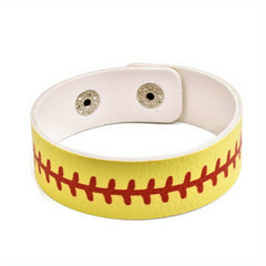 PU Leather Wrap Wristband for Basketball Fans