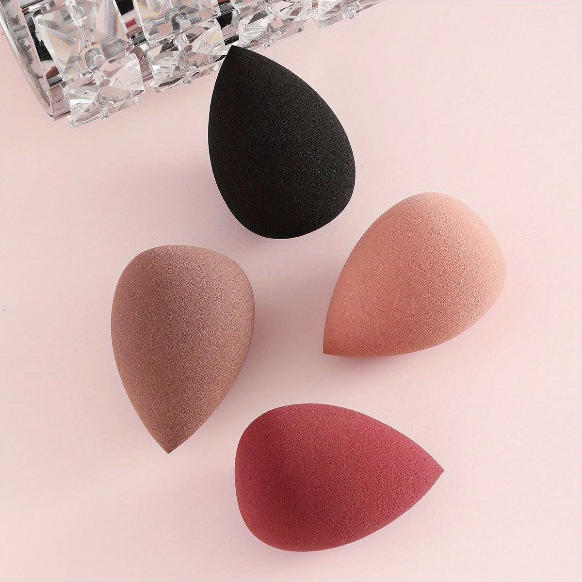 4Pcs Makeup Sponge Set Dry & Wet Beauty Blender For Foundation